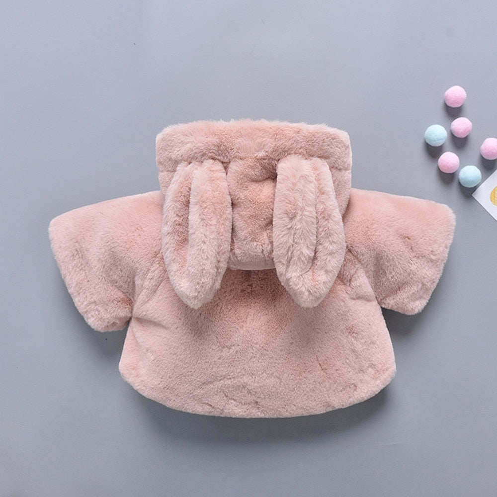 Baby Girls Fur Coats Autumn Winter Jackets