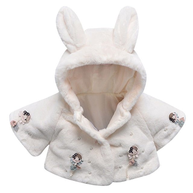Baby Girls Fur Coats Autumn Winter Jackets