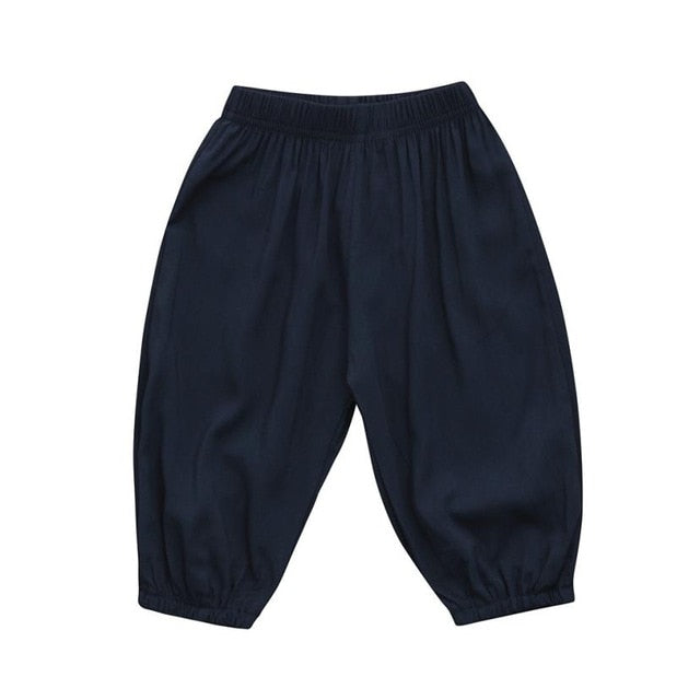 Baby Boys Solid Anti-Mosquito Casual Long Pants
