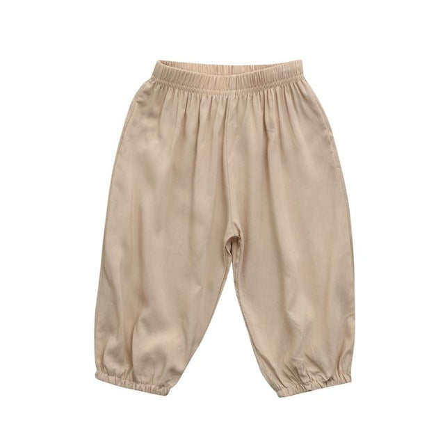 Baby Boys Solid Anti-Mosquito Casual Long Pants