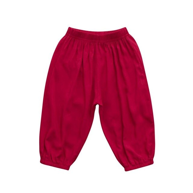 Baby Boys Solid Anti-Mosquito Casual Long Pants