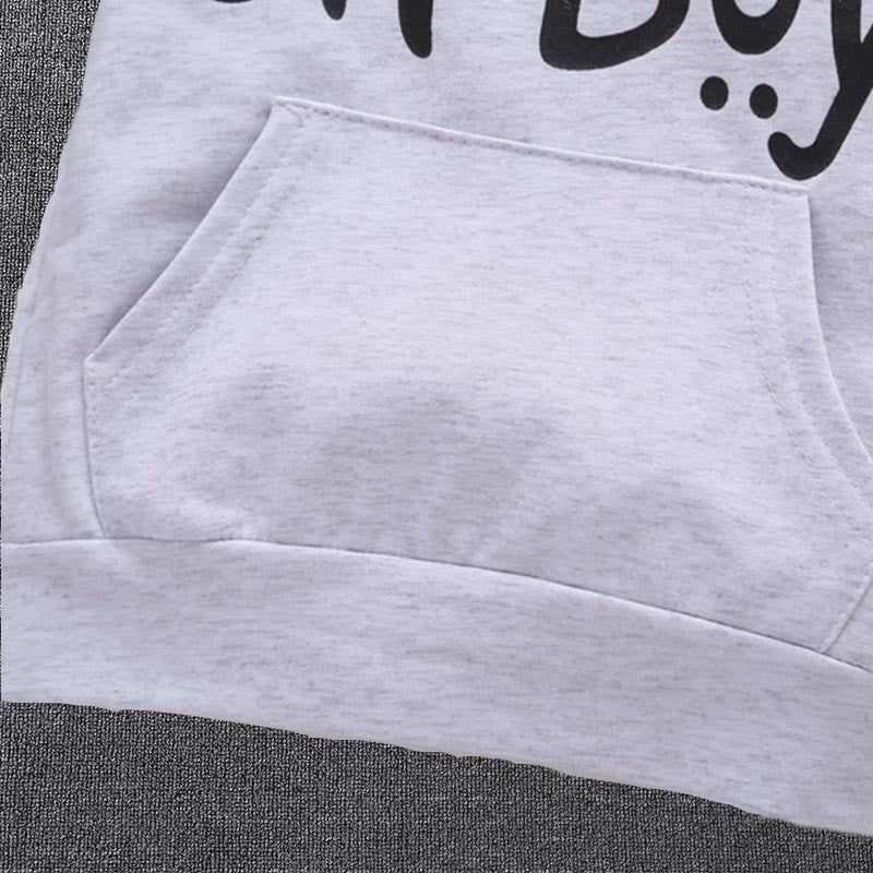 Baby boy clothes letters printed long sleeves t-shirt+pants infant