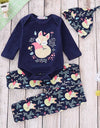 Baby Girls Winter Clothes Sets Cartoon Fox