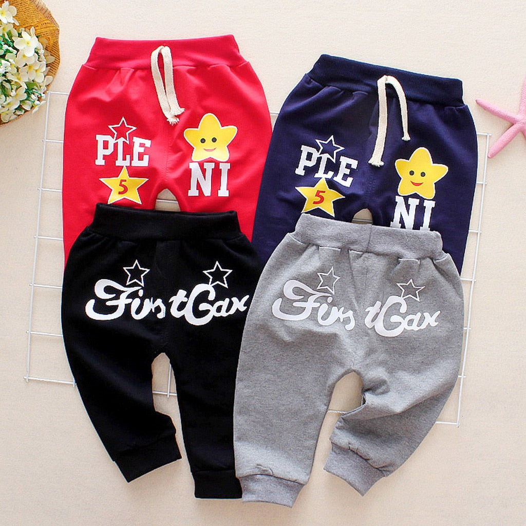 Baby Boy pants Cartoon Casual Baby Sports