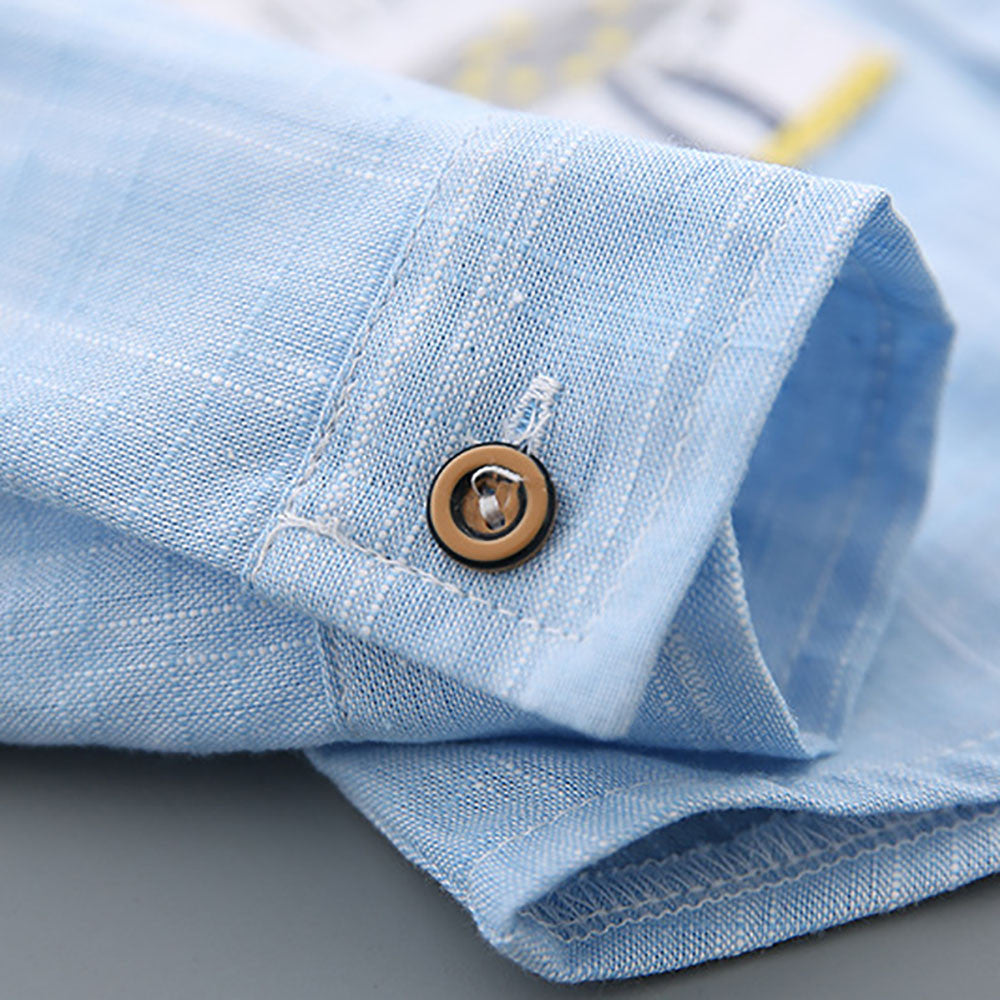 Kids Boys Long Sleeve Cartoon Pattern Shirt Blouse Clothes Wholesale