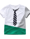 Baby Boys T-Shirts Clothes Tie Pattern