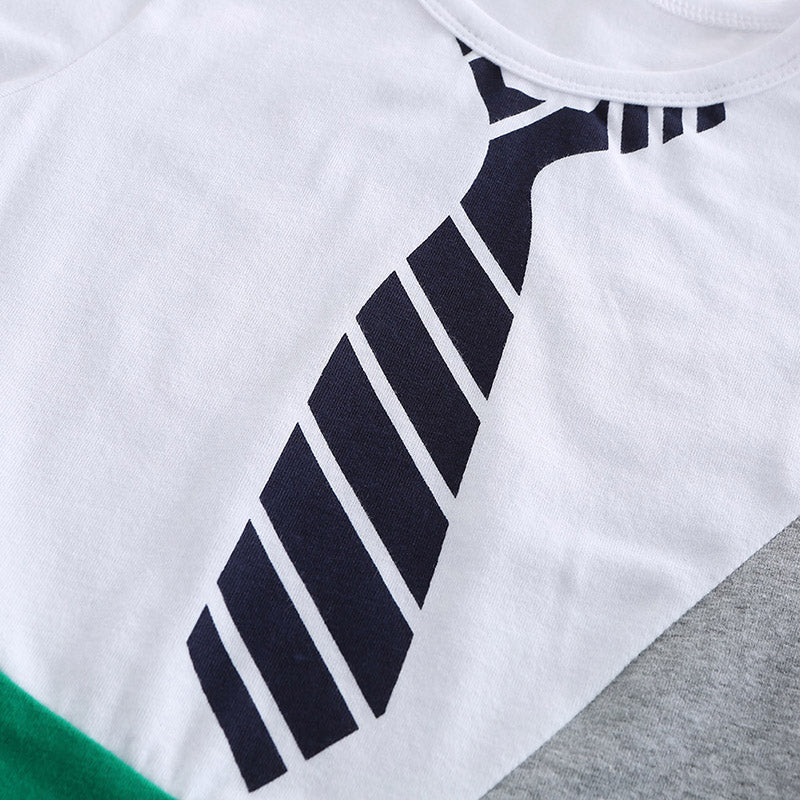 Baby Boys T-Shirts Clothes Tie Pattern