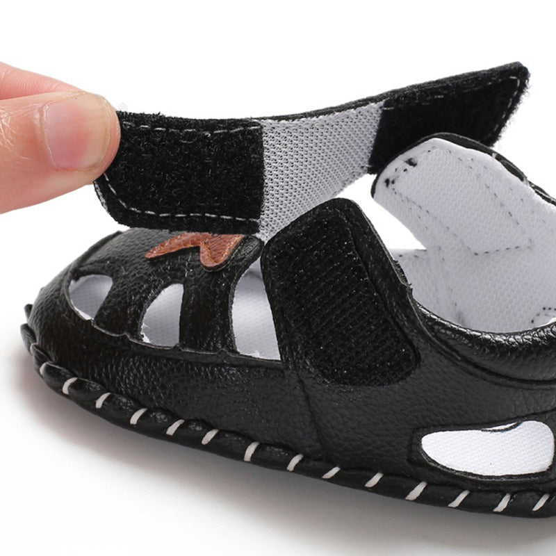 Baby Boy Sandals Cartoon Stars Shoes Buckle Hollow