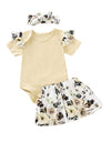 Pretty Baby girl Clothes Jumpsuit Short Sleeve