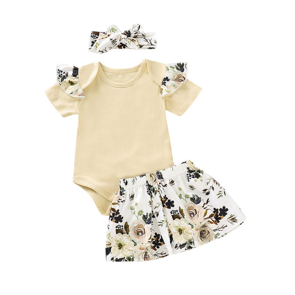 Pretty Baby girl Clothes Jumpsuit Short Sleeve