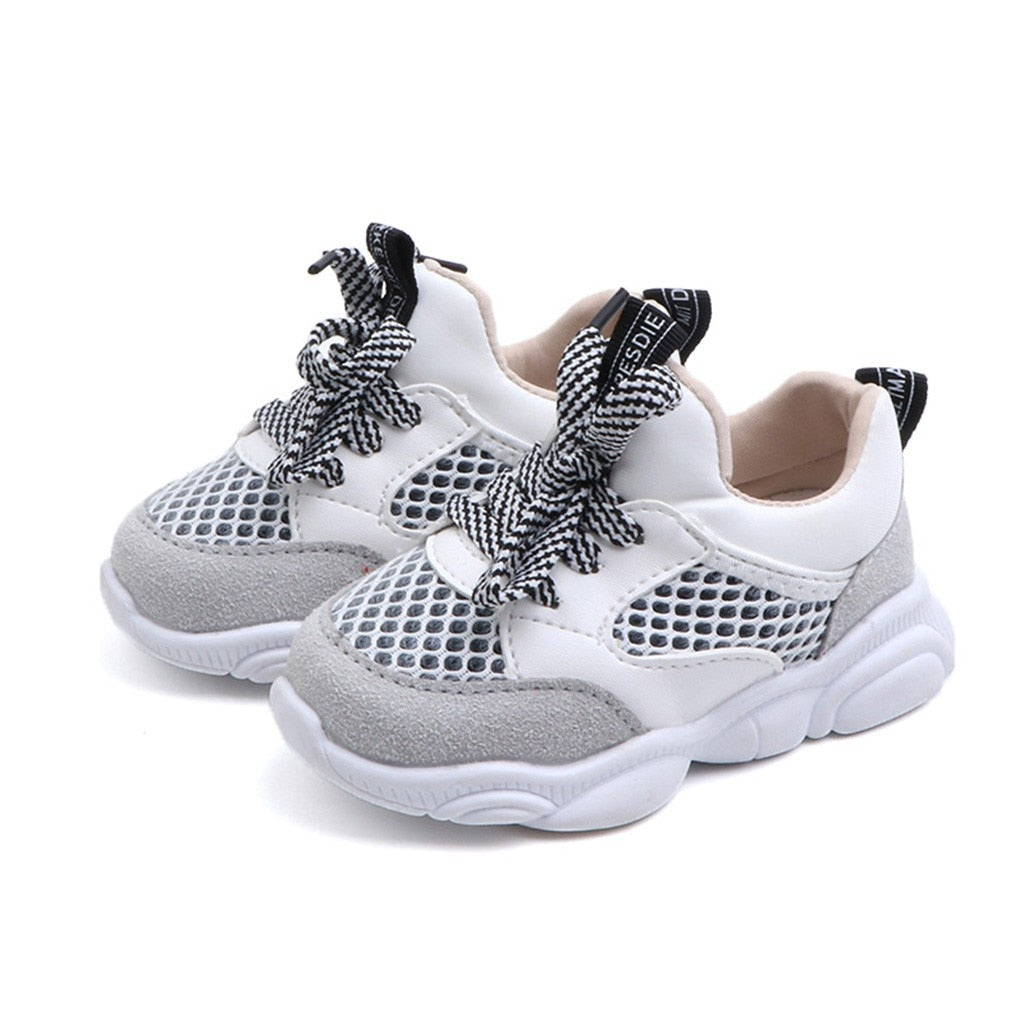 Sneakers Casual Baby Girls Boys Bear Mesh Letter Running Sport
