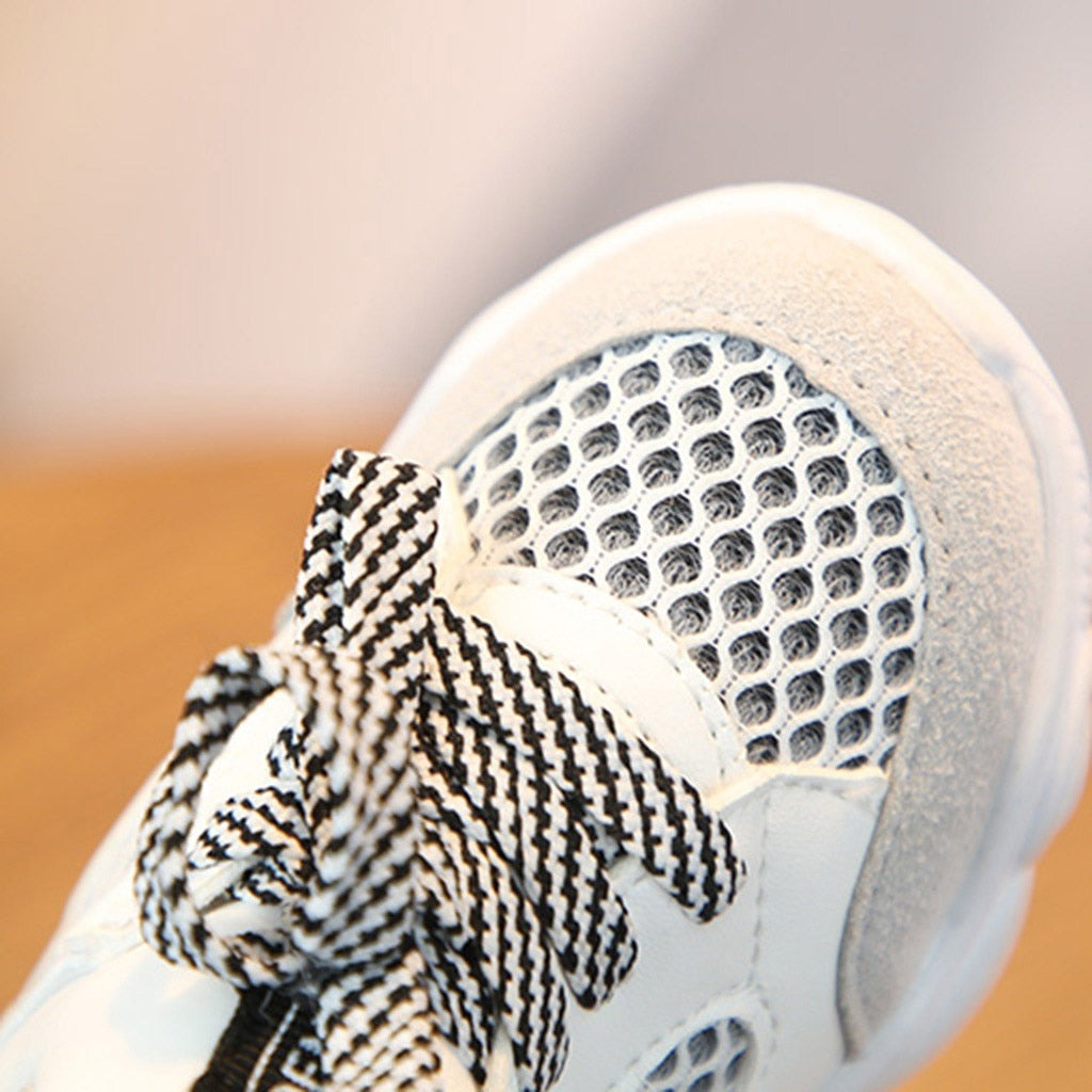 Sneakers Casual Baby Girls Boys Bear Mesh Letter Running Sport