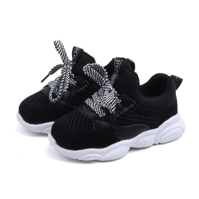 Sneakers Casual Baby Girls Boys Bear Mesh Letter Running Sport
