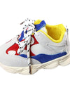 Children's soft bottom color matching sports shoes