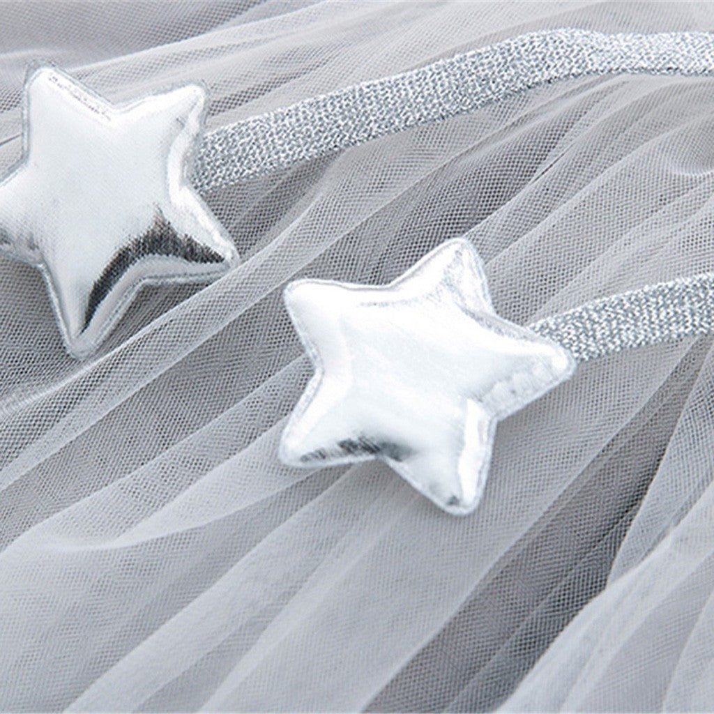 Baby Girl Clothes Dot Short Sleeve Tops Tulle Skirt