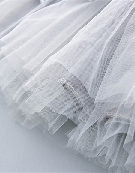 Baby Girl Clothes Dot Short Sleeve Tops Tulle Skirt