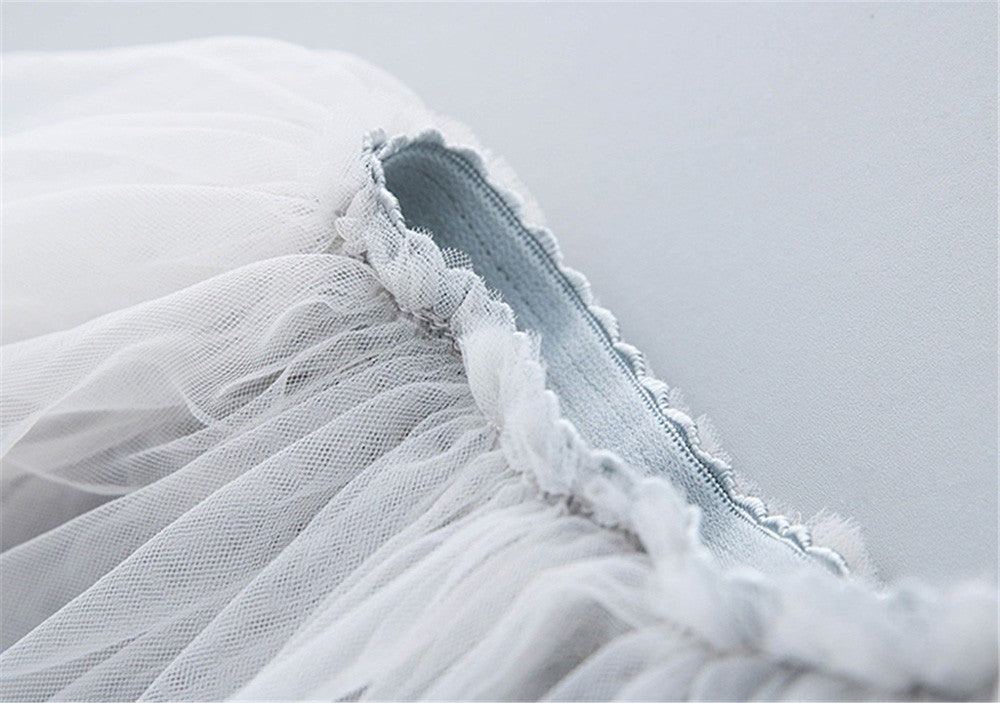 Baby Girl Clothes Dot Short Sleeve Tops Tulle Skirt