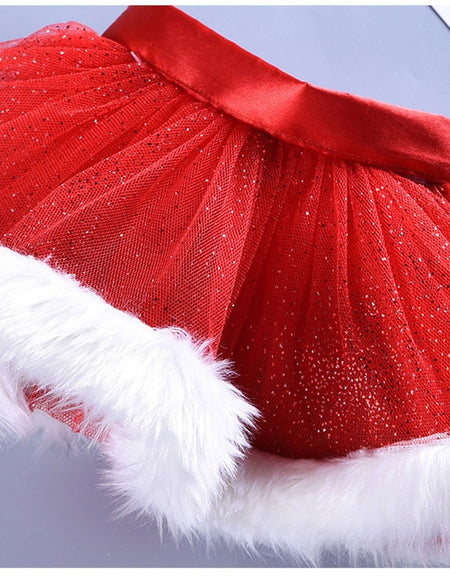 Baby Girls Christmas Ballet Skirts Fancy Party