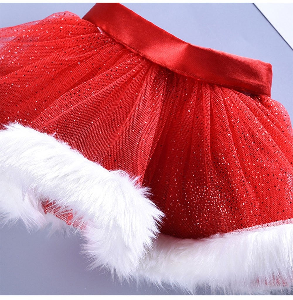 Baby Girls Christmas Ballet Skirts Fancy Party