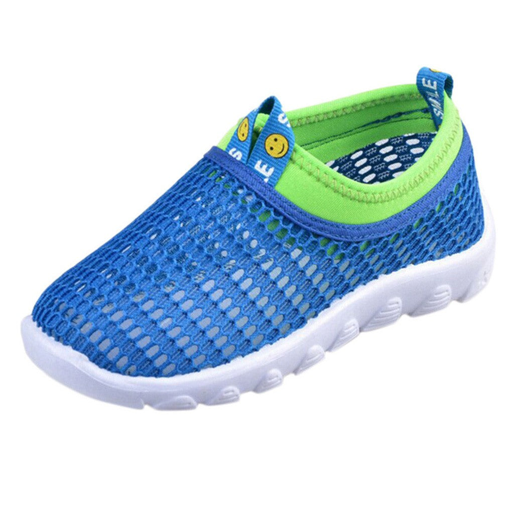 Children's Shoes Spring for Boys Girls Sneakers Mesh Candy Color Sport Running