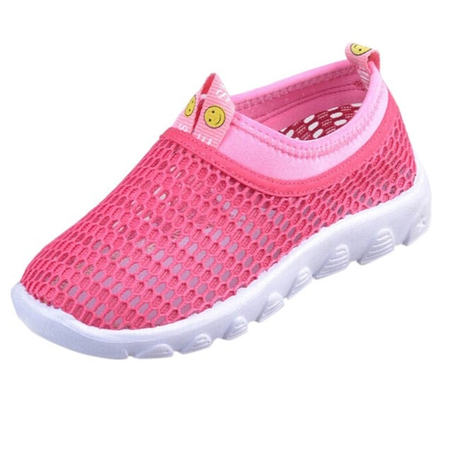 Children's Shoes Spring for Boys Girls Sneakers Mesh Candy Color Sport Running