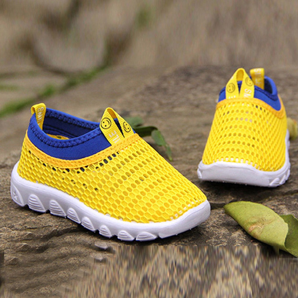 Children's Shoes Spring for Boys Girls Sneakers Mesh Candy Color Sport Running