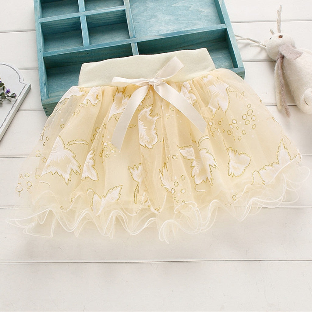 Baby Summer Skirts Puffy Short Ball Gown Cute