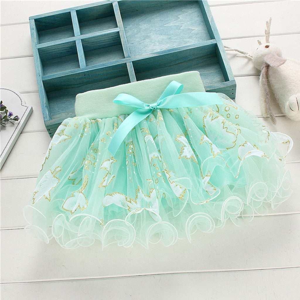 Baby Summer Skirts Puffy Short Ball Gown Cute