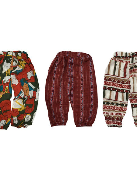 Pants Casual Kids Bloomers Soft Cotton Pants