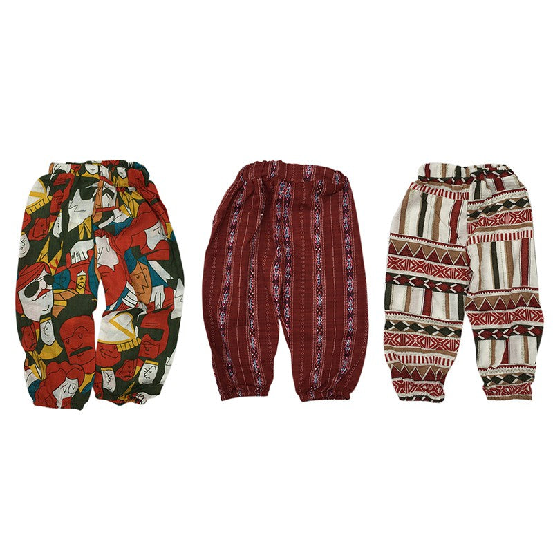 Pants Casual Kids Bloomers Soft Cotton Pants