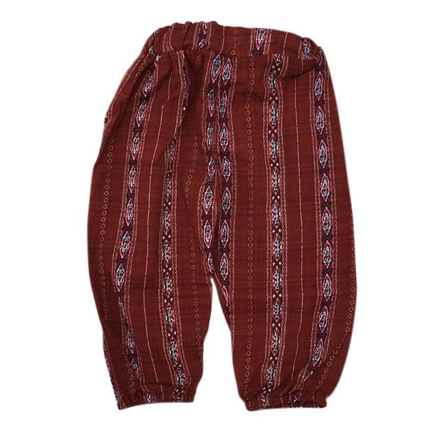 Pants Casual Kids Bloomers Soft Cotton Pants