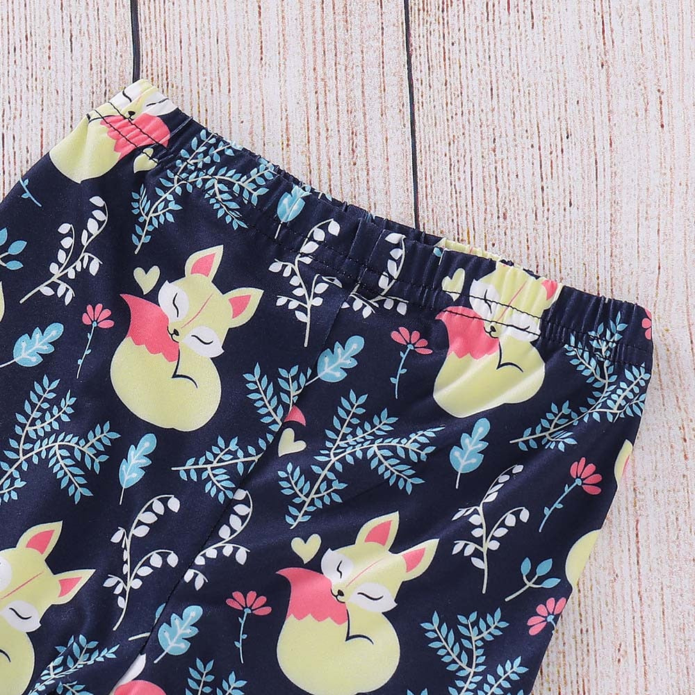 Baby Girls Winter Clothes Sets Cartoon Fox