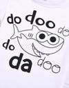 Kids Baby Short Sleeve Cartoon Outfit  Shark Tops T-shirt