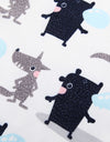 Kids Boys Short Sleeve Cotton Shirt Cats Pattern