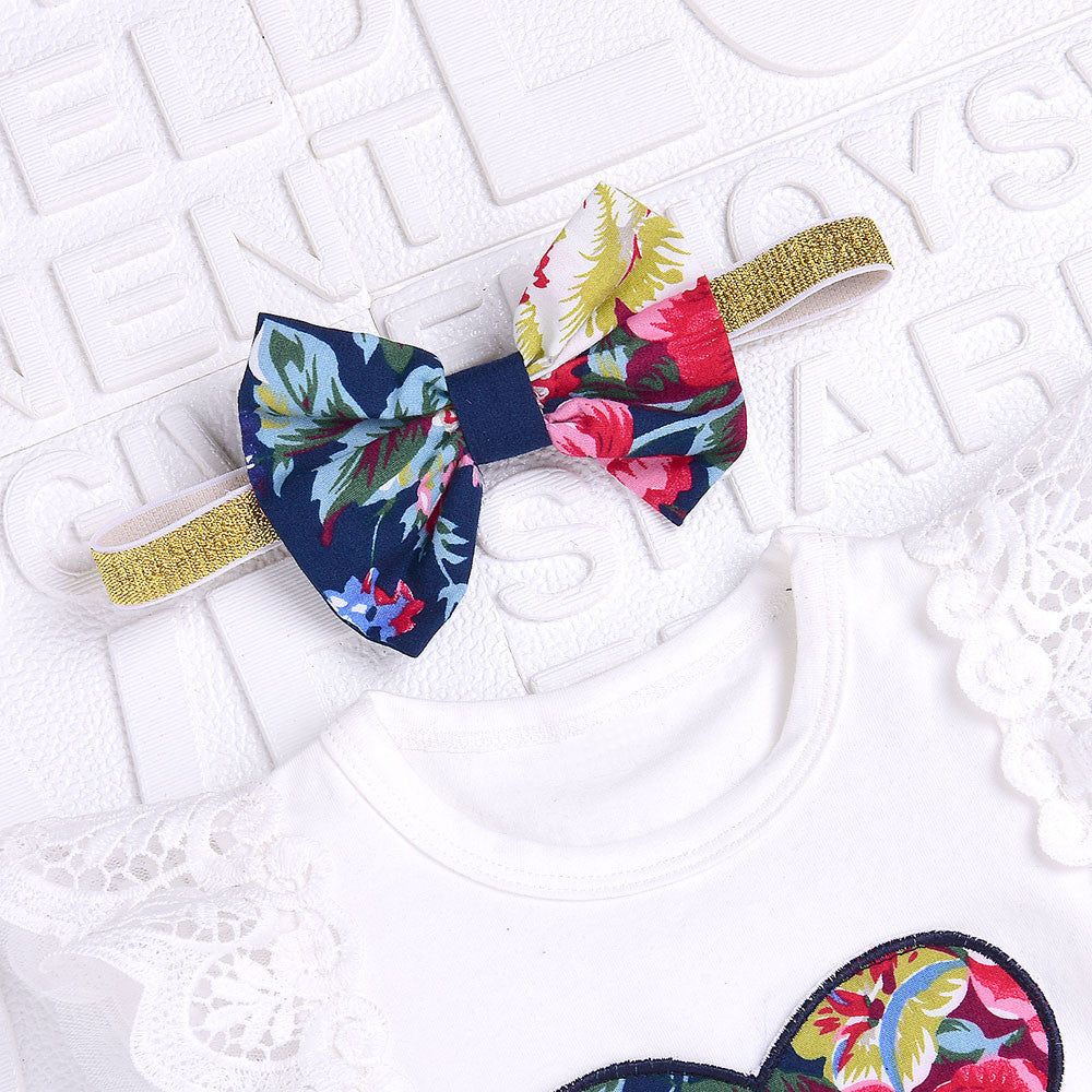 Beautiful Flower Baby Girl Summer Clothes