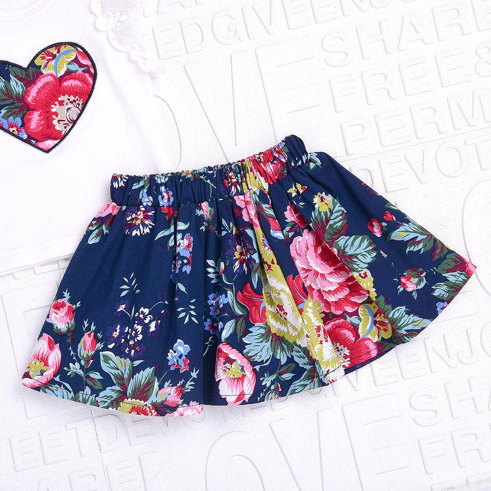 Beautiful Flower Baby Girl Summer Clothes