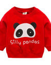 Baby Boys Clothes Long Sleeve O Neck Cartoon Printed Tops Blouse Sweatshirt