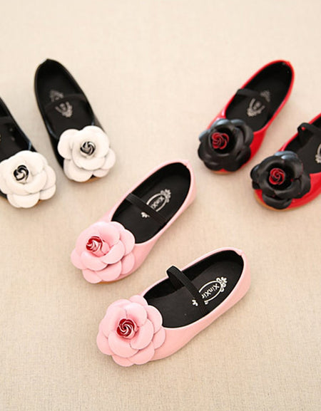 Fashion Flower Baby Girls Shoes Genuine Leather Soft