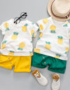 Summer Outfits For Toddler Baby Kids Boys Pineapple T-shirt