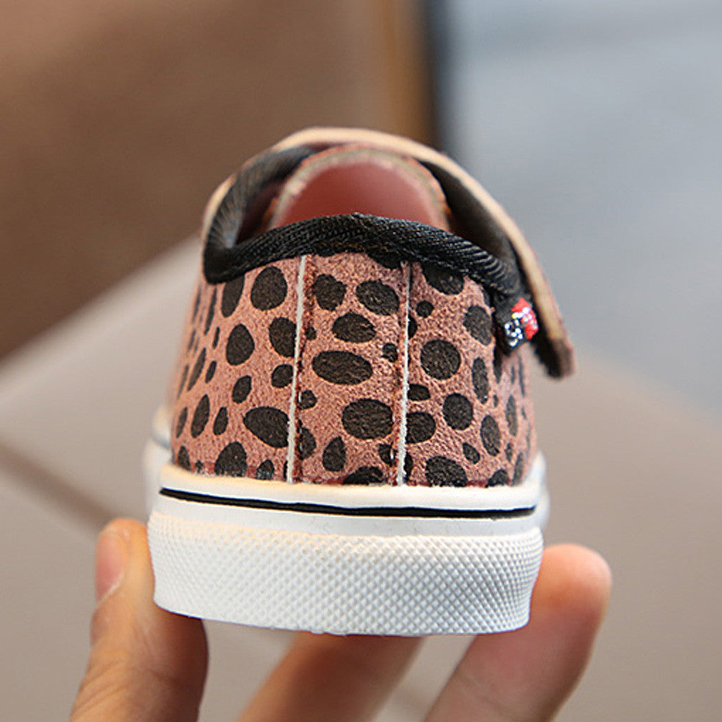 Children's Sports Shoes Comfortable Boys and Girls Leopard Single