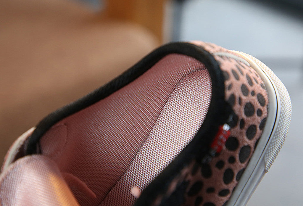 Children's Sports Shoes Comfortable Boys and Girls Leopard Single