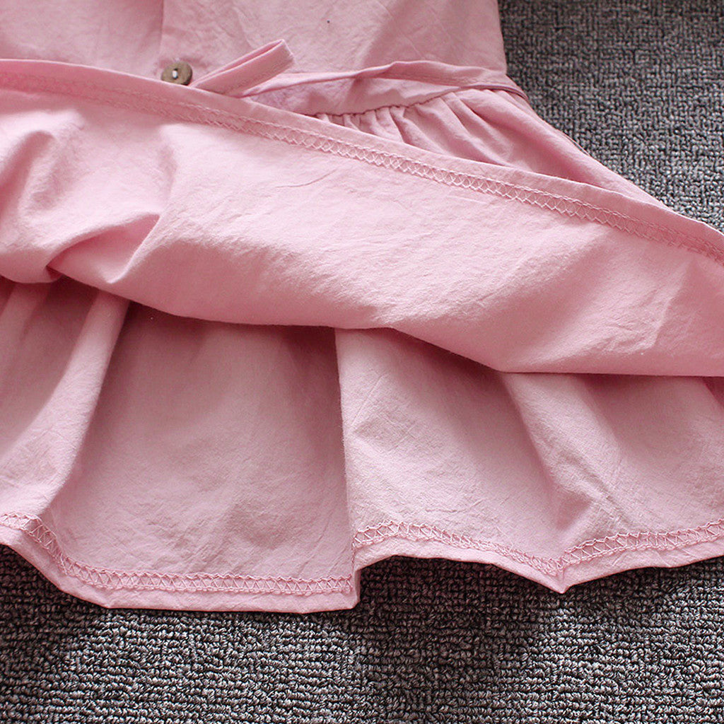 Toddler Girls Summer Dress Sleeveless Flower