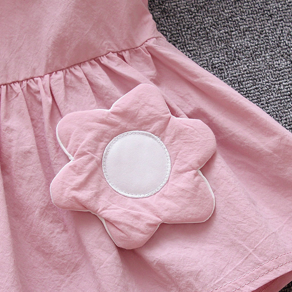 Toddler Girls Summer Dress Sleeveless Flower