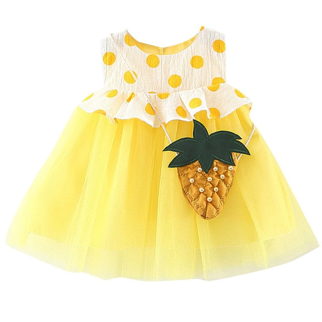 Baby Girl Clothes Princess Dot Patchwork Tutu Dress Baby Clothing
