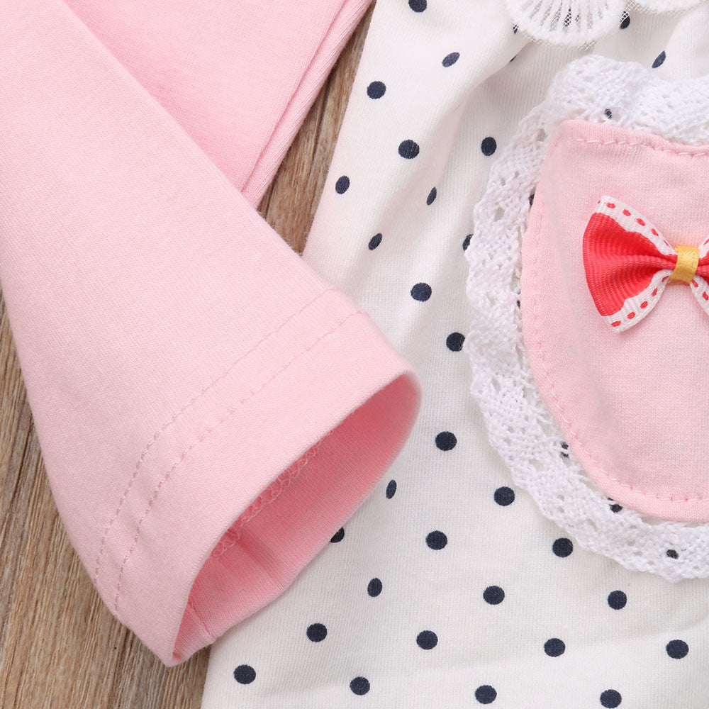 Baby Girls Dress Long Sleeve Casual Pink