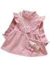 Baby Girls Dress Party Fashion Long Sleeve
