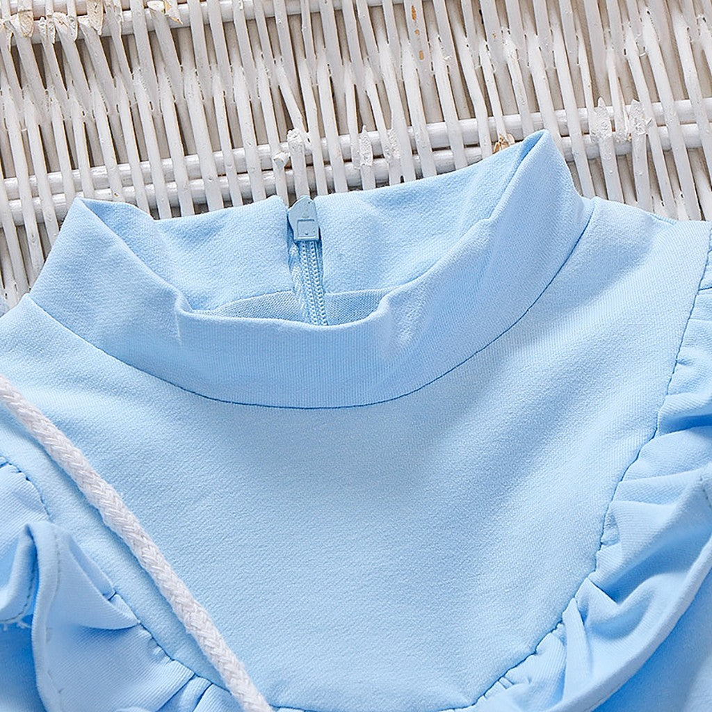 Baby Girls Dress Party Fashion Long Sleeve