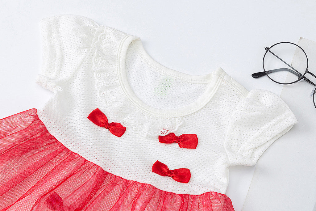 Toddler Girls Princess Summer Dress Party Patchwork