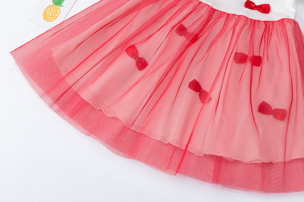 Toddler Girls Princess Summer Dress Party Patchwork