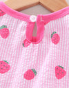 Cute Baby Girls Dress Fly Sleeve Fruit
